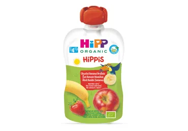 Õunapüree maasik. banaan. HIPPBIO100g 4k