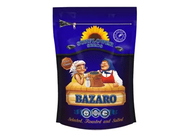 Saulespuķu sēklas Bazaro melnas ceptas ar sāli 300g