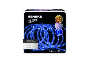 Elastīgs izgaismots LED kabelis HENSKE 10m
