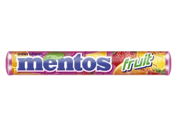 Pastillid puuvilja MENTOS  38g