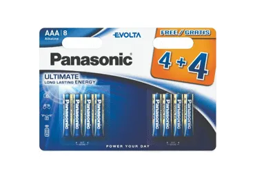 Patarei LR03EGE/8B (4+4)AAA PANASONIC
