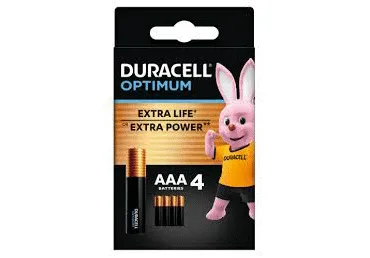 Patareid DURACELL Optimum AAA 4tk