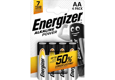 Bater.ENERGIZER Alkaline LR6 AA 4gab.
