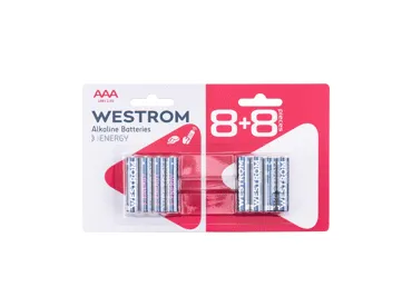 Patareid WESTROM AAA LR03 1.5V AM-4 16tk