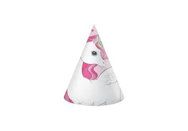 Papīra cepurītes UNICORN 6gab.