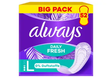 Pesukaitsmed ALWAYS Long Unscented 52tk