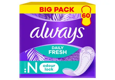 Hig.ieliktnīši Always Liners Normal 60gb