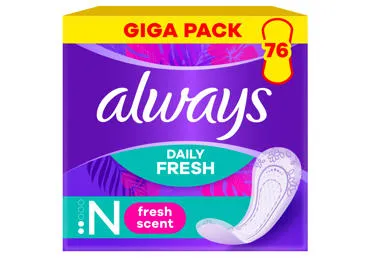 Pesukaitsmed ALWAYS Normal Fresh Scent, 76tk