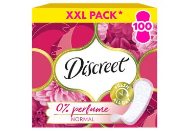 Ikdienas ieliktnīši DISCREET Normal, 100 gab.