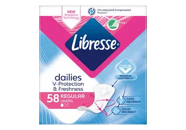 Pesukaitsmed LIBRESSE Dailies Normal58tk