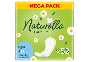 Pesukaitsmed NATURELLA Camom.Light 52tk