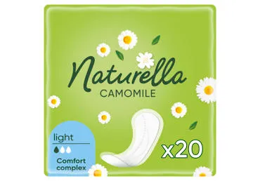 Hig.ieliktnīši Naturella Liners Camomile 20gb