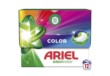 Veļas mazgāšanas kapsulas ARIEL Color 12gb