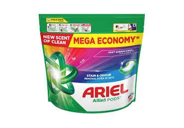 Pesukapslid ARIEL Color, 60pk
