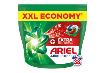 Geelkapslid ARIEL Extra Clean, 38 pesukorda