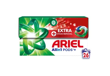 Geelkapslid ARIEL Extra Clean, 26 pesukorda