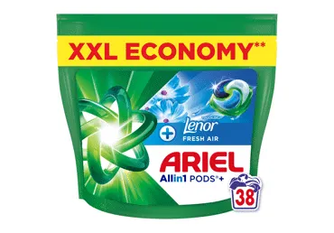 Pesukapslid ARIEL Fresh Air Lenor 38pk
