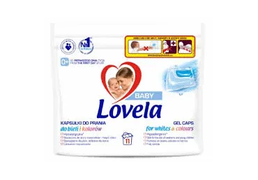 Pesukapslid LOVELA Baby geelkaps.11tk