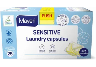 Pesukapslid MAYERI Sensitive 25tk
