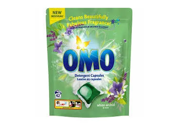 Pesukapslid OMO White Orchid 42tk