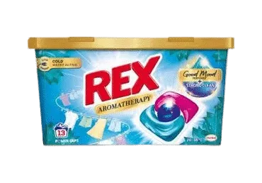 Pesukapslid Rex lotus&almond oil (box) 13pk 156g