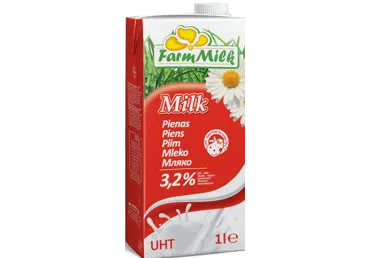Piim FARM MILK 3,2% UHT, 1L