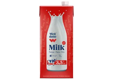 Piim WELL DONE 3,5% UHT, 1L