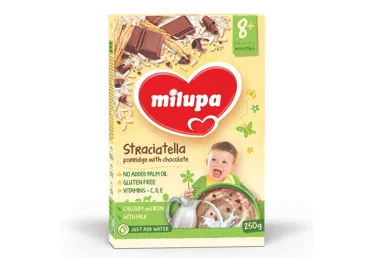 Piimapuder šokolaaditük. MILUPA 250g,8k