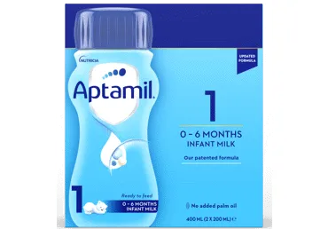 Piimasegu Aptamil 1 0K+, 2x200ml