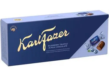 Piimašok.kommid mustik.KARL FAZER 250g