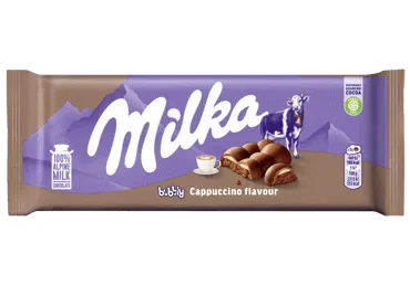 Piimašokol. Cappuccino Bubbly MILKA 97g