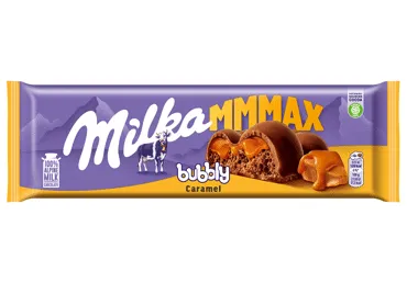 Piimašokolaad Bubbly Caramel MILKA 250g