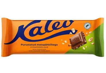 Piimašokolaad metspähklitega KALEV 190g