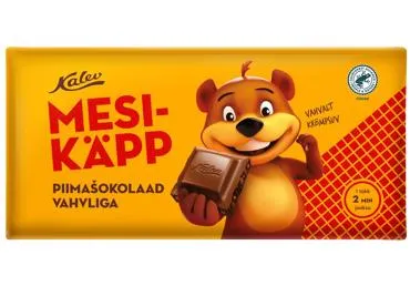 Piimašokolaad vahvliga KALEV 270g
