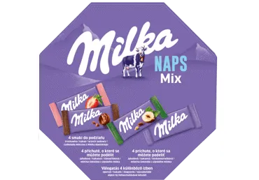 Piimašokolaadid karbis Mix MILKA 138g