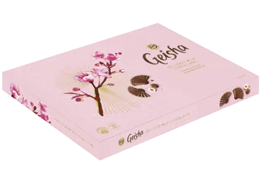 Piena šokolādes konfekšu kaste GEISHA 185g