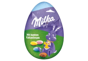 Piena šokolādes ola ar dražejām MILKA 50g
