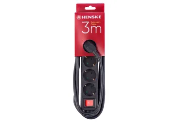 Pikendusjuhe HENSKE maandusega 5P 3m