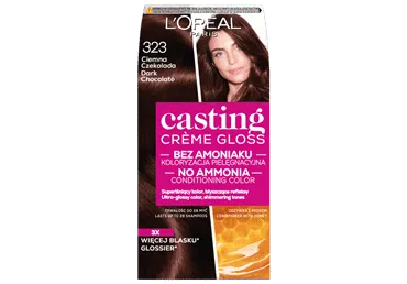 Poolpüsivärv L'OREAL Casting Creme 323 tume šokolaad