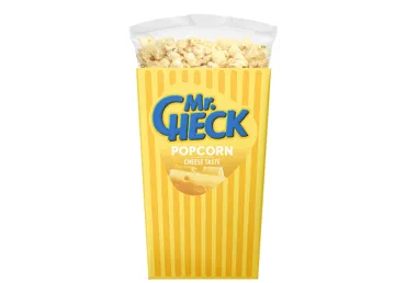 Popkorns Mr. Check ar sieru 150g