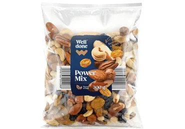 Rozīņu-riekstu maisījums Power Mix WELL DONE 300g