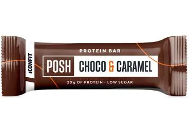 Proteīna batoniņš ar šokolādes un karameļu  garšu ICONFIT 55g