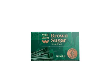 Smalkais brūnais cukurs WELL DONE 50x5g