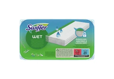 Mitrās salvetes SWIFFER, uzpilde, 10gab