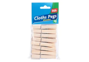 Puidust pesulõksud HOME EXPERT 16tk