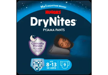 Püksmähkmed DRY NITES Boy 30-48kg 9tk