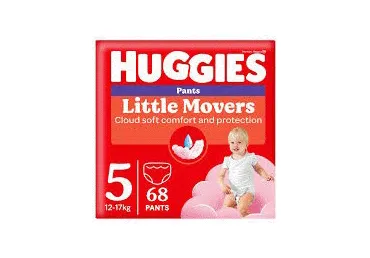 Püksmähkmed HUGGIES Girl S5 12-17kg 68tk