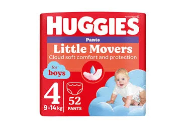 Püksmähkmed HUGGIES Pants 4, Mega Boy, 9-14kg, 52tk