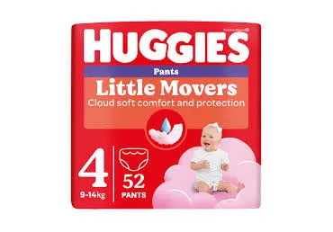 Püksmähkmed HUGGIES Pants 4, Mega Girl, 9-14kg, 52tk