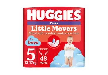 Püksmähkmed HUGGIES S5 Boy 12-17kg 48tk